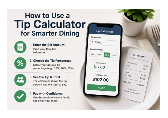 How to Use a Tip Calculator for Smarter Dining
